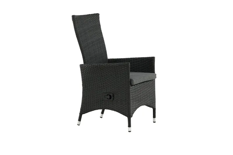 Padova Armstol Sort - Venture Home - Havemøbler - Havestole - Spisebordsstole udendørs