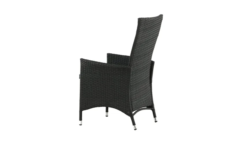 Padova Armstol Sort - Venture Home - Havemøbler - Havestole - Spisebordsstole udendørs