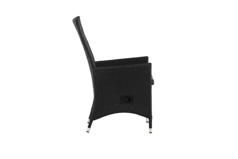 Padova Armstol Sort - Venture Home - Havemøbler - Havestole - Spisebordsstole udendørs