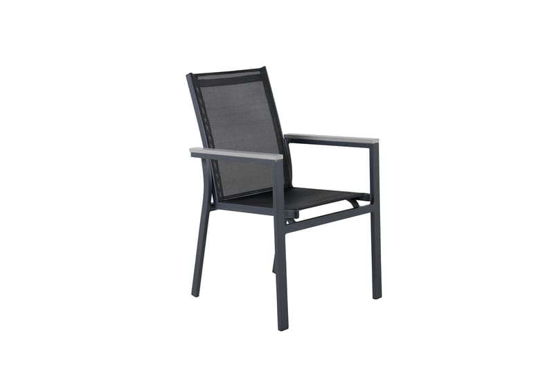 Parma Armstol Stabelbar Sort - Venture Home - Spisebordsstole udendørs - Altanstole
