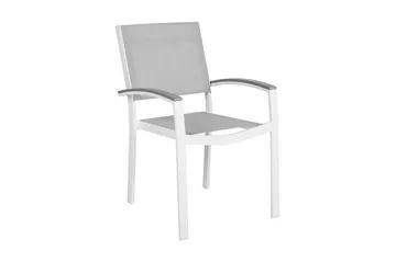 Pereta Havestol 4 St 50 cm - Hvid - Havemøbler - Havestole - Spisebordsstole udendørs