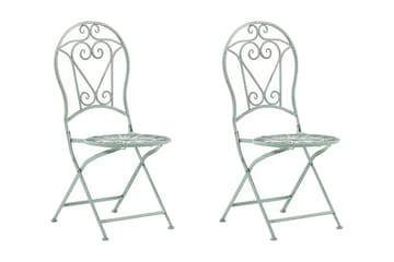 Picasso Stol 2-pak - Grøn - Havemøbler - Havestole - Spisebordsstole udendørs