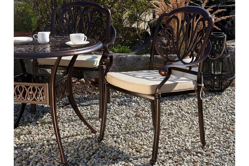 Suled Havestol 4-pak - Brun - Spisebordsstole udendørs - Altanstole