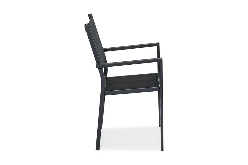 Tunis Stabelstol Udendørs - Sort - Havemøbler - Havestole - Spisebordsstole udendørs