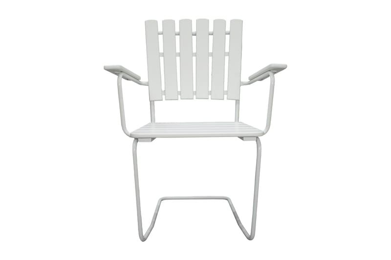 Vaxholm Armstol Hvid - KWA - Havemøbler - Havestole - Spisebordsstole udendørs