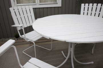 Vaxholm Armstol Hvid - KWA - Havemøbler - Havestole - Spisebordsstole udendørs