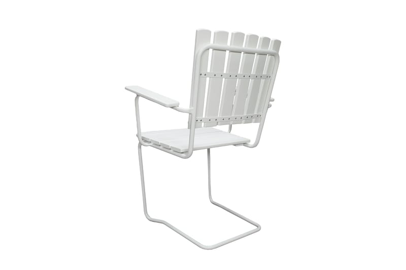 Vaxholm Armstol Hvid - KWA - Havemøbler - Havestole - Spisebordsstole udendørs