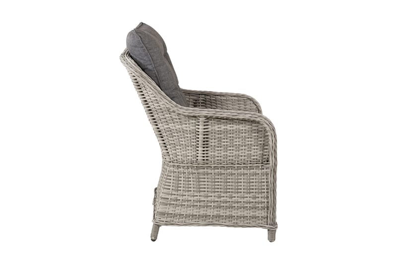 Vikelund Armstol - Grå - Havemøbler - Havestole - Spisebordsstole udendørs