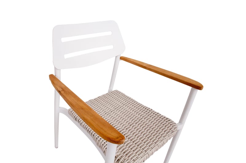 Wales Stol Hvid - Spisebordsstole udendørs - Altanstole