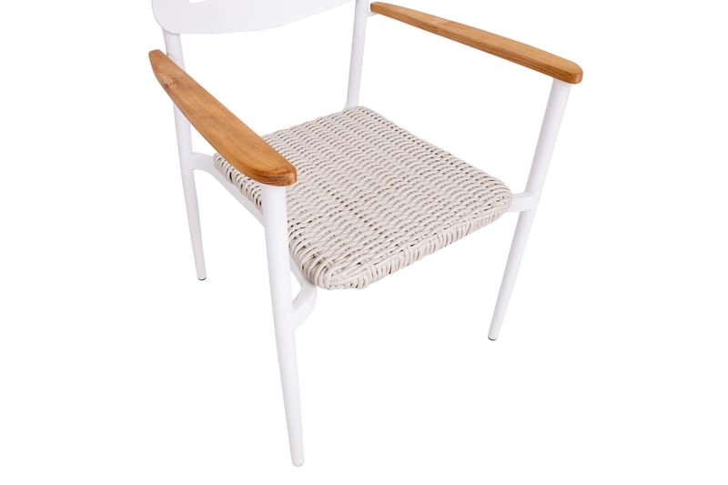 Wales Stol Hvid - Spisebordsstole udendørs - Altanstole