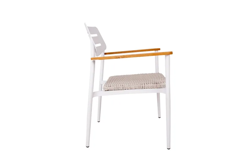 Wales Stol Hvid - Havemøbler - Havestole - Spisebordsstole udendørs