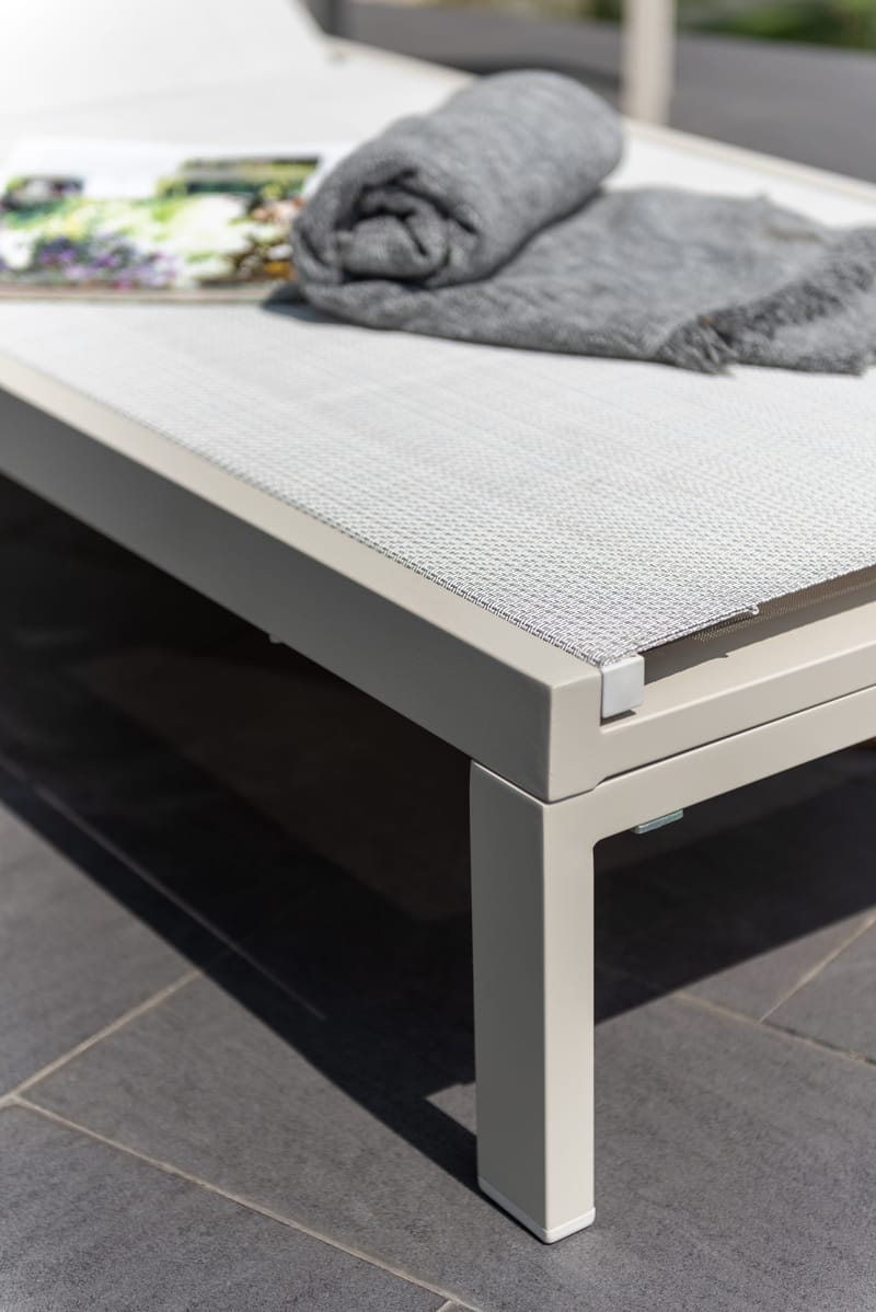 Urbanite Solseng med hjul - Grå - Havemøbler - Havestole - Solseng & solvogn