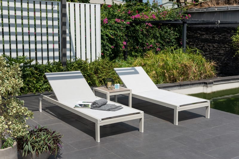 Urbanite Solseng med hjul - Grå - Havemøbler - Havestole - Solseng & solvogn