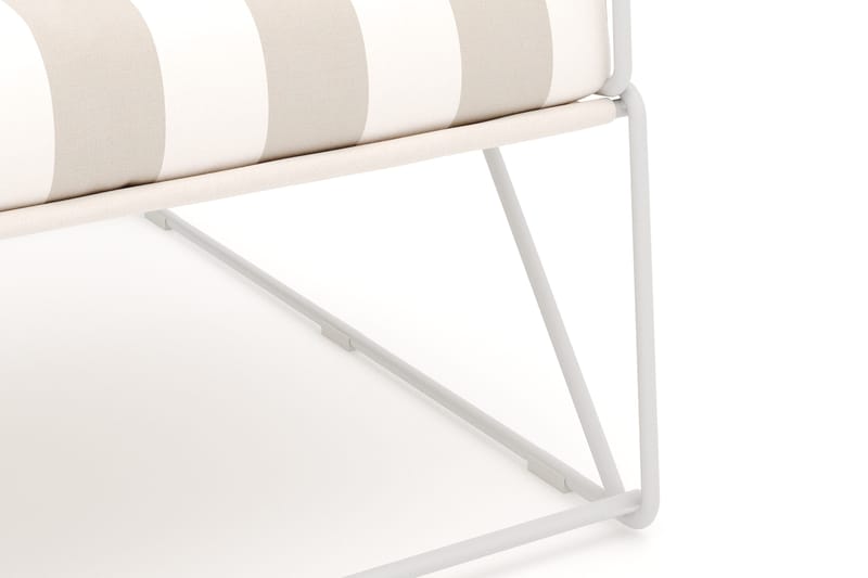 Usteryd Lounge Lænestol Udendørs - Beige/Stribet - Havemøbler - Havestole - Udendørs lænestol