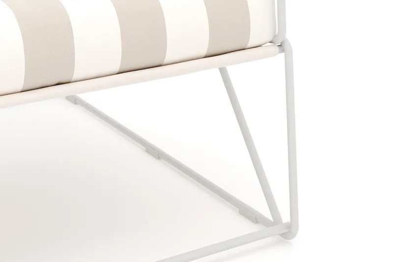 Usteryd Lounge Lænestol Udendørs - Beige/Stribet - Havemøbler - Havestole - Udendørs lænestol