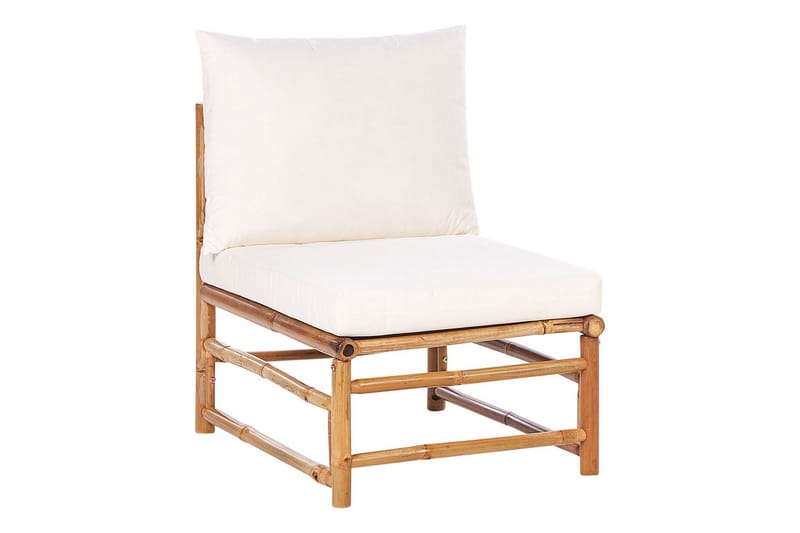 Villa Castelli Udendørslænestol, Hvid/Lysebrun