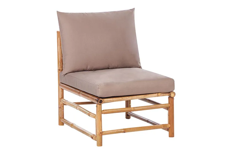 Villa Castelli Udendørslænestol - Lysebrun/Beige - Havemøbler - Havestole - Udendørs lænestol