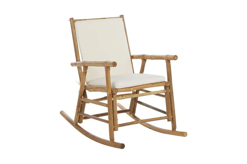 Vonsha Gyngestol udendørs, Hvid/Lysebrun