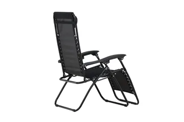 Vulcano Solseng - Sort - Havemøbler - Havestole - Solstole - Baden Baden stol
