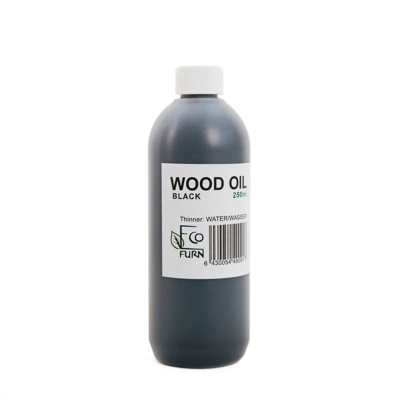 Hillerstorp EcoFurn træolie 250 ml sort, Sort