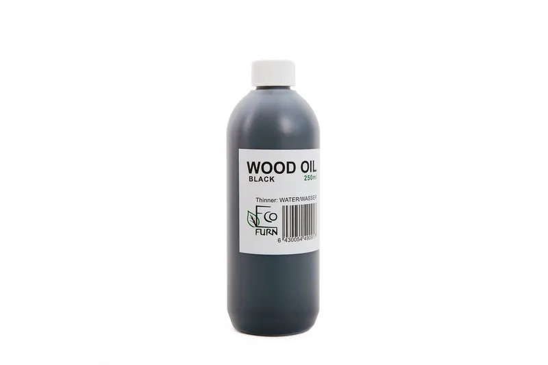 Hillerstorp EcoFurn træolie 250 ml sort, Sort