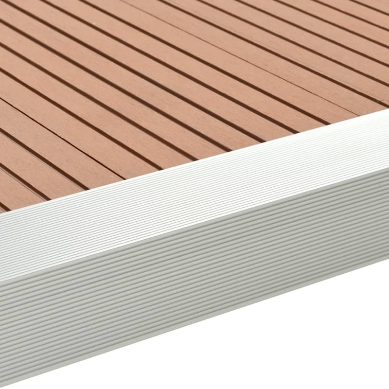Terrassevinkellister 5 Stk. Aluminium 170 Cm Sølvfarvet - Sølv - Havemøbler - Øvrigt havetilbehør