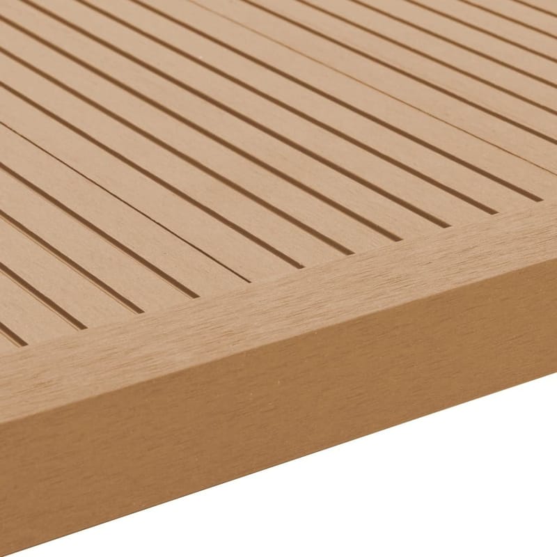 Terrassevinkellister 5 Stk. Wpc 170 Cm Teakfarve - Brun - Havemøbler - Øvrigt havetilbehør