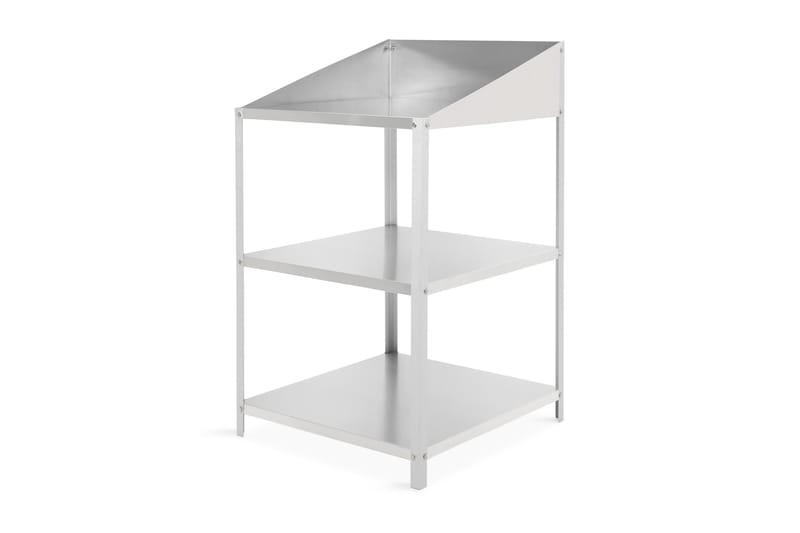 Drivhushylde 56x56x92 cm - Sølv - Havemøbler - Øvrigt havetilbehør - Tilbehør udendørs - Blomstereoler