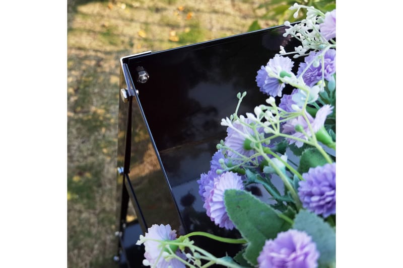 Drivhusreol 56x56x92 cm - Sort - Havemøbler - Øvrigt havetilbehør - Tilbehør udendørs - Blomstereoler