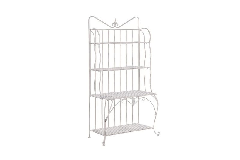 Plantereol 4 hylder metal lys beige PAVONA, Beige