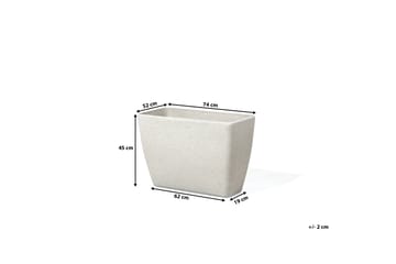Baris Potte 60 cm - Beige - Havemøbler - Øvrigt havetilbehør - Tilbehør udendørs - Havekrukker
