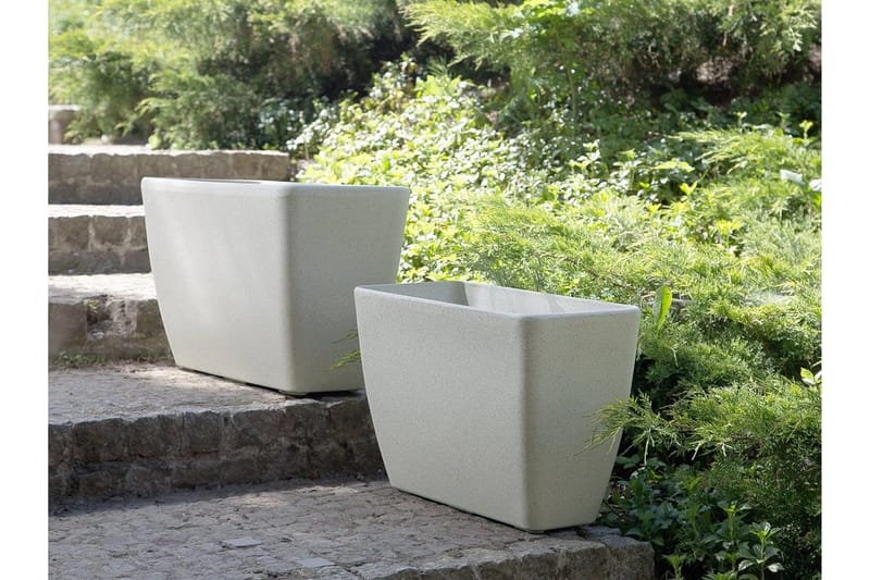 Baris Potte 60 cm - Beige - Havemøbler - Øvrigt havetilbehør - Tilbehør udendørs - Havekrukker