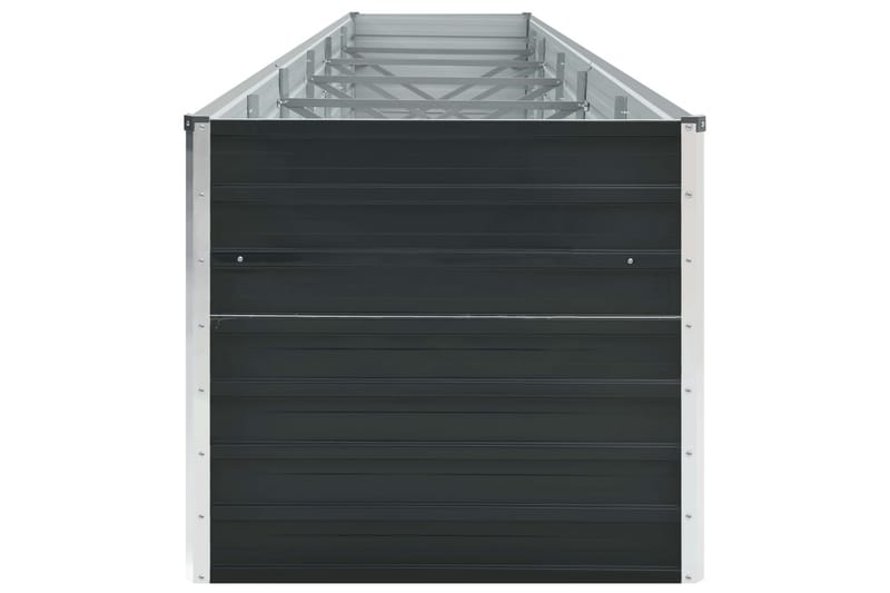 Forhöjet Plantekasse 480X80X45cm Galvaniseret Stål Antracitg - Havemøbler - Øvrigt havetilbehør - Tilbehør udendørs - Havekrukker