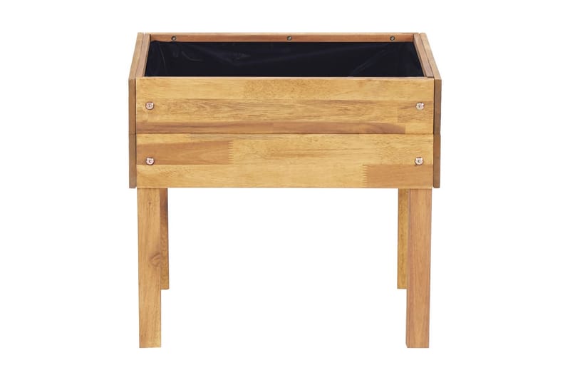 Forhøjet Plantekasse 50 X 40 X 45 cm Massivt Akacietræ - Brun - Havemøbler - Øvrigt havetilbehør - Tilbehør udendørs - Havekrukker