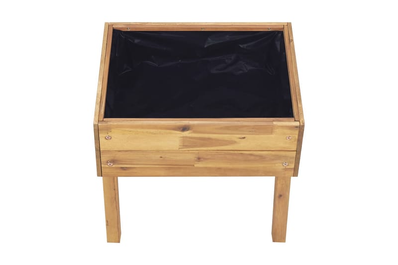 Forhøjet Plantekasse 50 X 40 X 45 cm Massivt Akacietræ - Brun - Havemøbler - Øvrigt havetilbehør - Tilbehør udendørs - Havekrukker