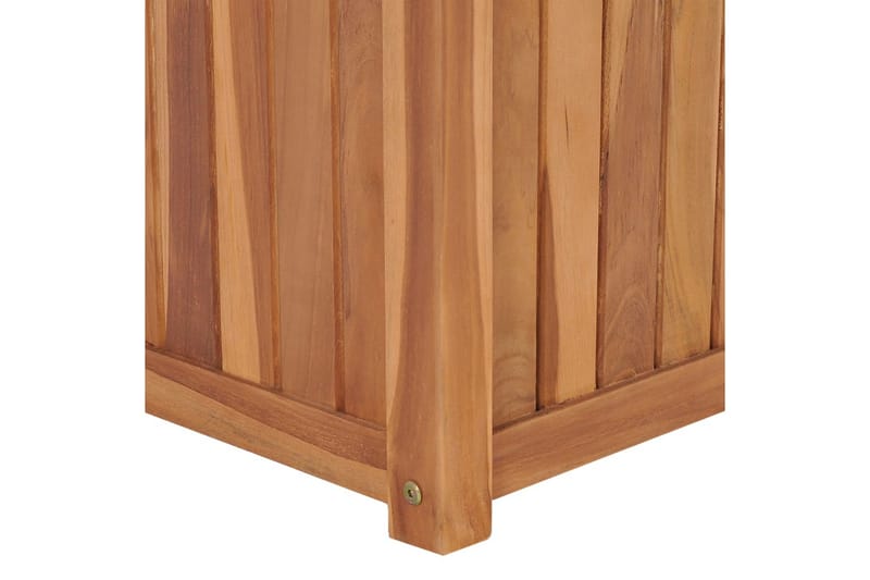 Hævet Plantekasse 50X50X50 cm Massivt Teaktræ - Havemøbler - Øvrigt havetilbehør - Tilbehør udendørs - Havekrukker