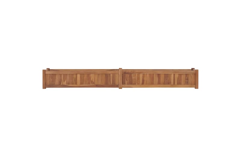Hævet Plantekasse 200X30X25 cm Massivt Teaktræ - Havemøbler - Øvrigt havetilbehør - Tilbehør udendørs - Havekrukker