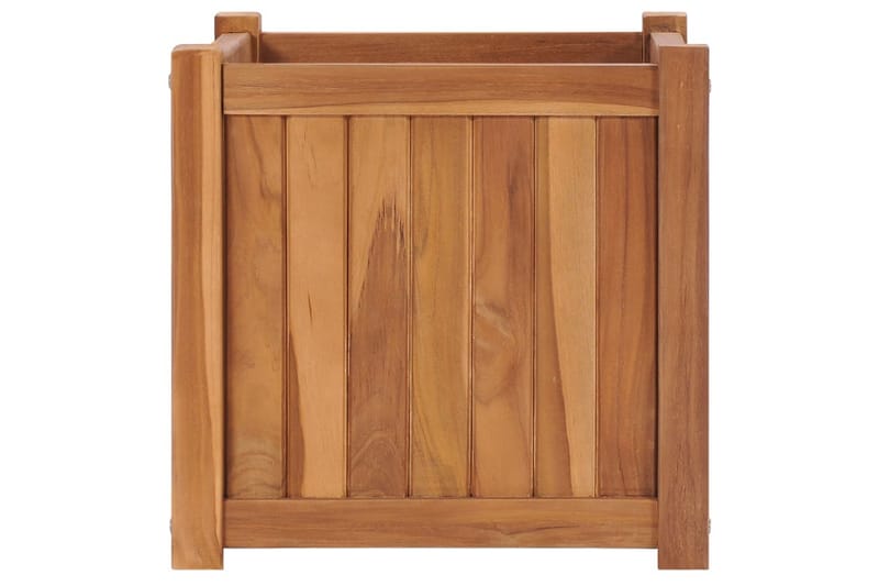 Hævet Plantekasse 40X40X40 cm Massivt Teaktræ - Havemøbler - Øvrigt havetilbehør - Tilbehør udendørs - Havekrukker