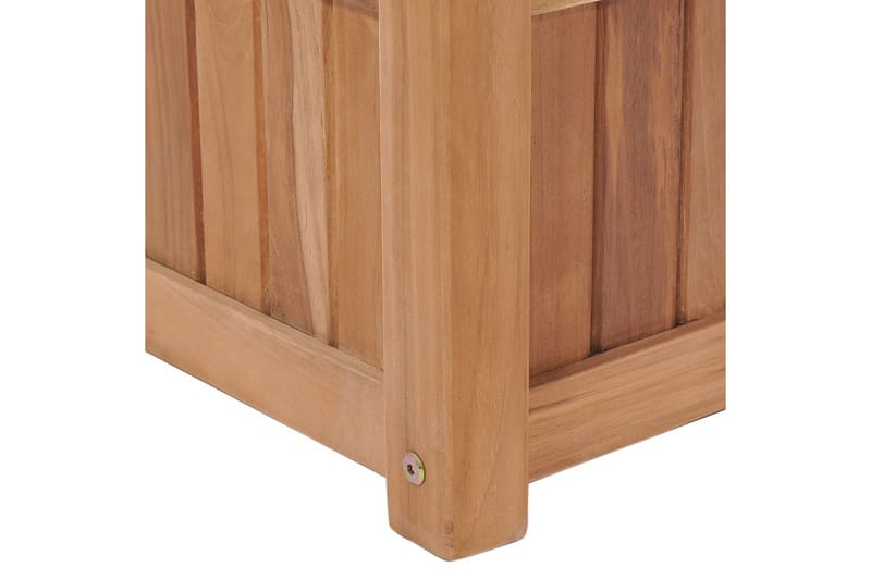 Hævet Plantekasse 100X30X25 cm Massivt Teaktræ - Havemøbler - Øvrigt havetilbehør - Tilbehør udendørs - Havekrukker