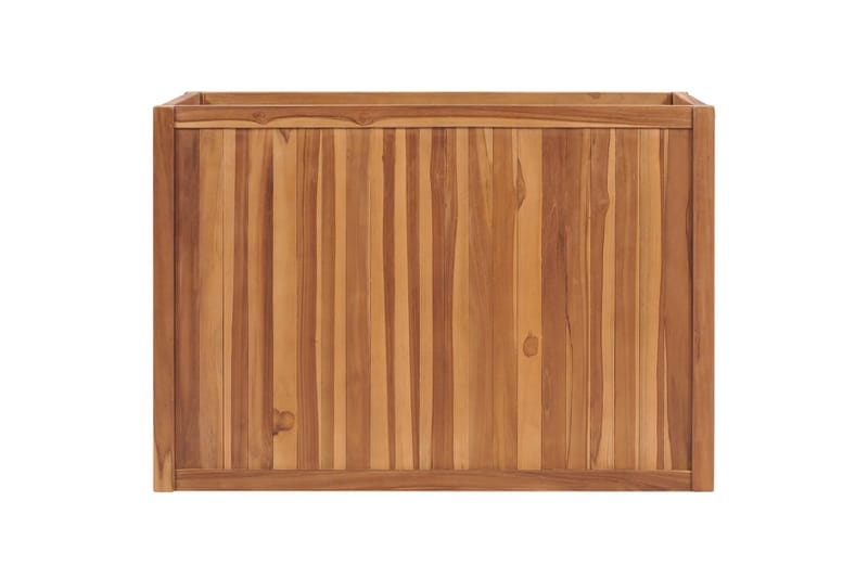 Hævet Plantekasse 100X50X70 cm Massivt Teaktræ - Havemøbler - Øvrigt havetilbehør - Tilbehør udendørs - Havekrukker