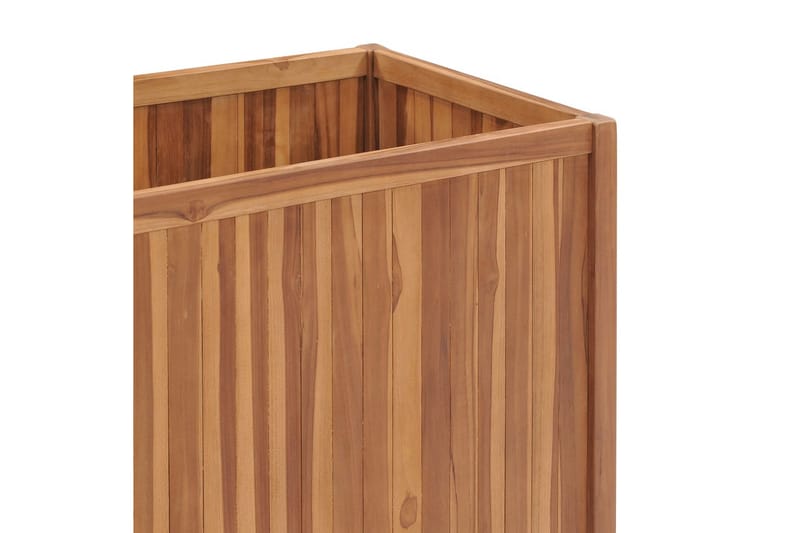 Hævet Plantekasse 100X50X70 cm Massivt Teaktræ - Havemøbler - Øvrigt havetilbehør - Tilbehør udendørs - Havekrukker