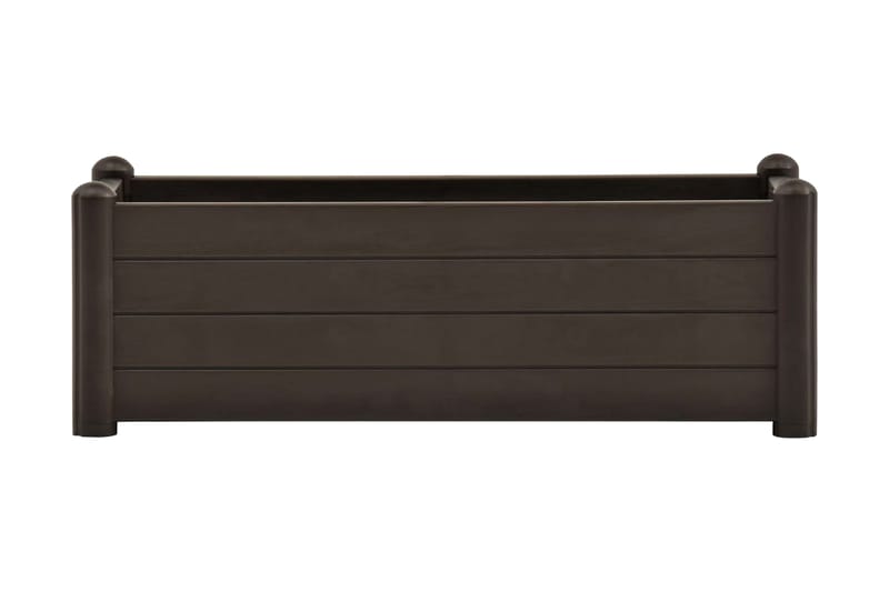 højbed 100x43x35 cm PP mokkafarvet - Brun - Havemøbler - Øvrigt havetilbehør - Tilbehør udendørs - Havekrukker