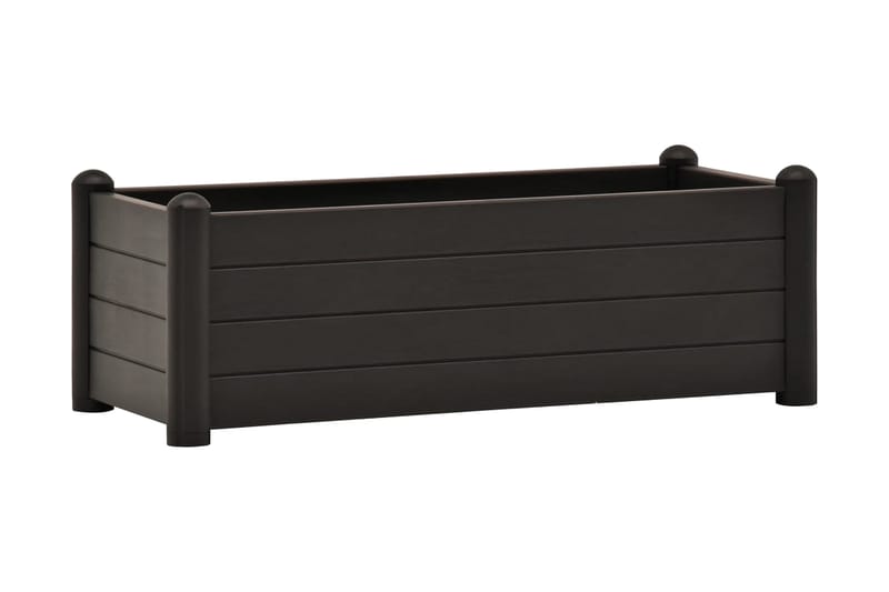 højbed 100x43x35 cm PP antracitgrå - Antracit - Havemøbler - Øvrigt havetilbehør - Tilbehør udendørs - Havekrukker