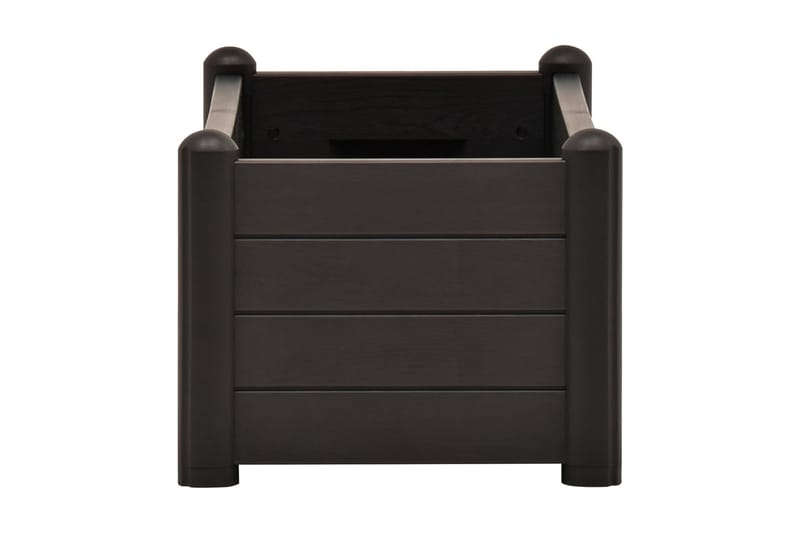 højbed 100x43x35 cm PP antracitgrå - Antracit - Havemøbler - Øvrigt havetilbehør - Tilbehør udendørs - Havekrukker