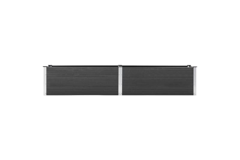 højbed 200x50x54 cm WPC grå - Grå - Havemøbler - Øvrigt havetilbehør - Tilbehør udendørs - Havekrukker