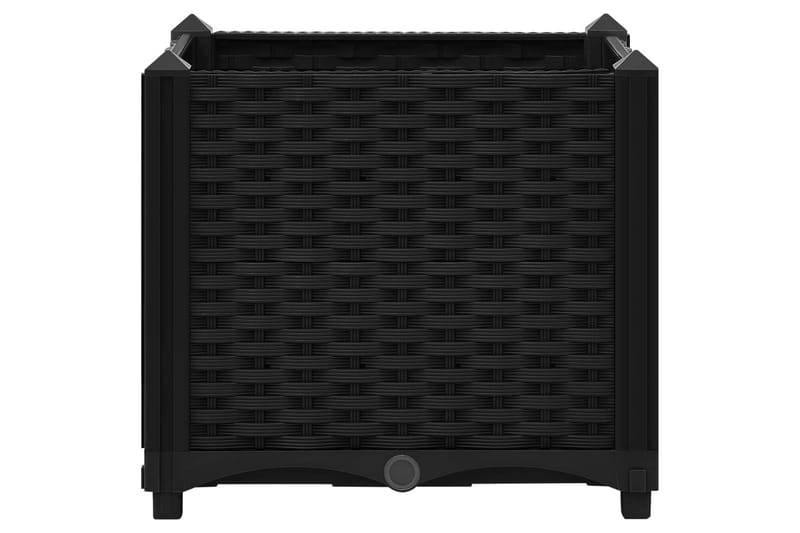 højbed 40x40x38 cm polypropylen - Sort - Havemøbler - Øvrigt havetilbehør - Tilbehør udendørs - Havekrukker