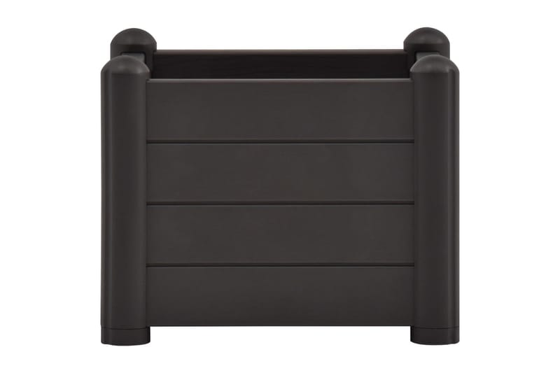 højbed 43x43x35 cm PP antracitgrå - Antracit - Havemøbler - Øvrigt havetilbehør - Tilbehør udendørs - Havekrukker