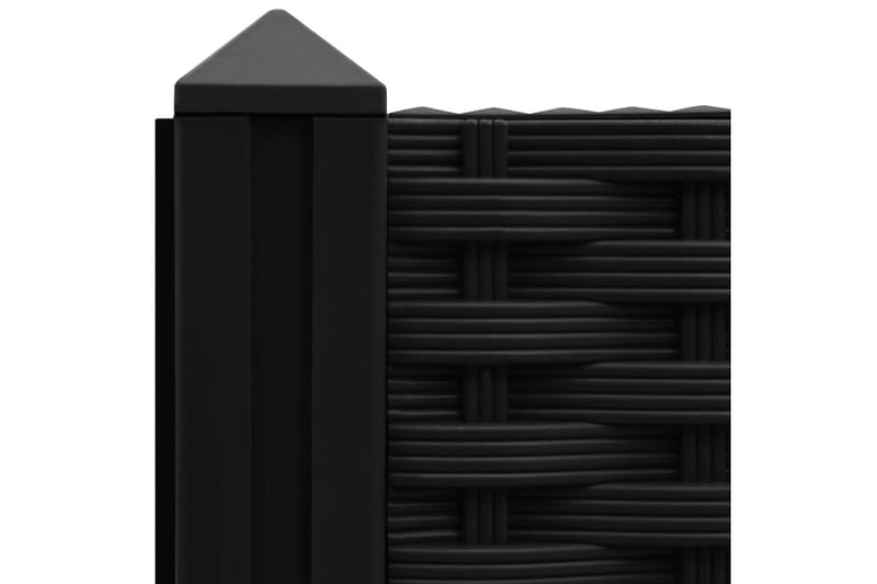 højbed 80x40x71 cm polypropylen - Sort - Havemøbler - Øvrigt havetilbehør - Tilbehør udendørs - Havekrukker