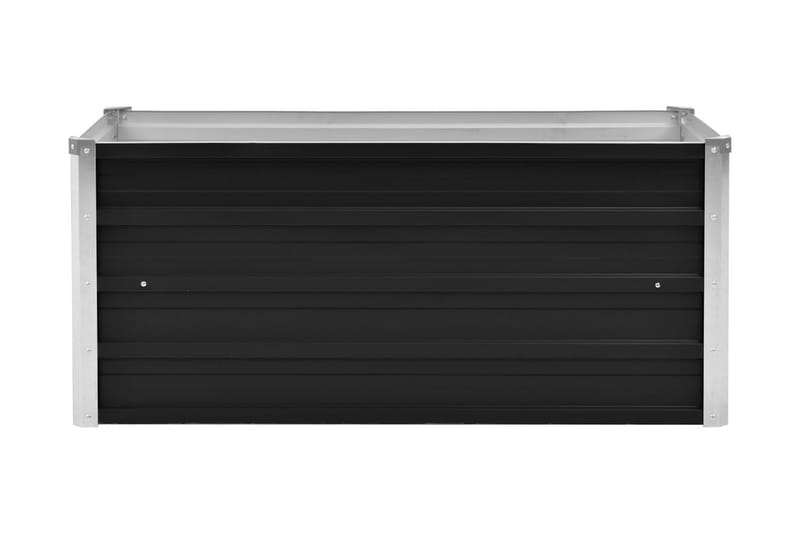 Haveplantekasse 100 X 40 X 45 Cm Stål Antracit - Grå - Havemøbler - Øvrigt havetilbehør - Tilbehør udendørs - Havekrukker