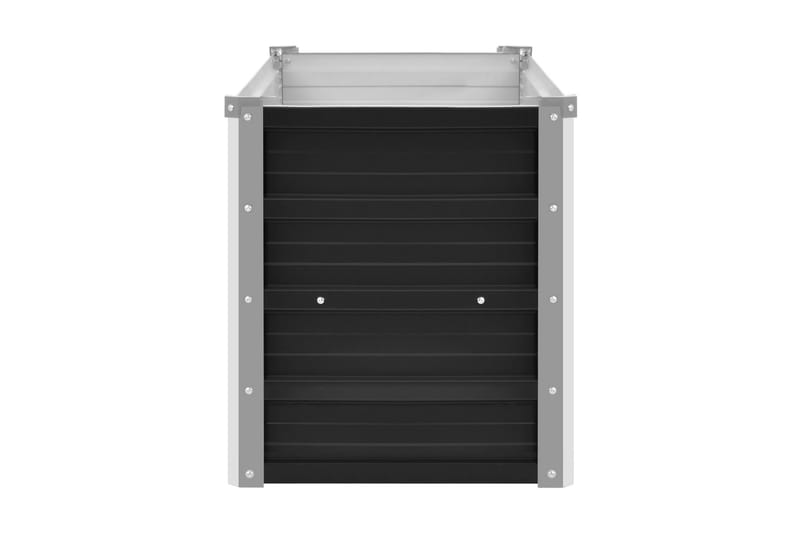 Haveplantekasse 100 X 40 X 45 Cm Stål Antracit - Grå - Havemøbler - Øvrigt havetilbehør - Tilbehør udendørs - Havekrukker